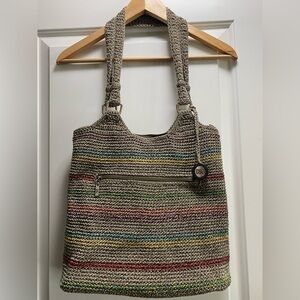 The Sak Multicolor Crochet Shoulder Bag